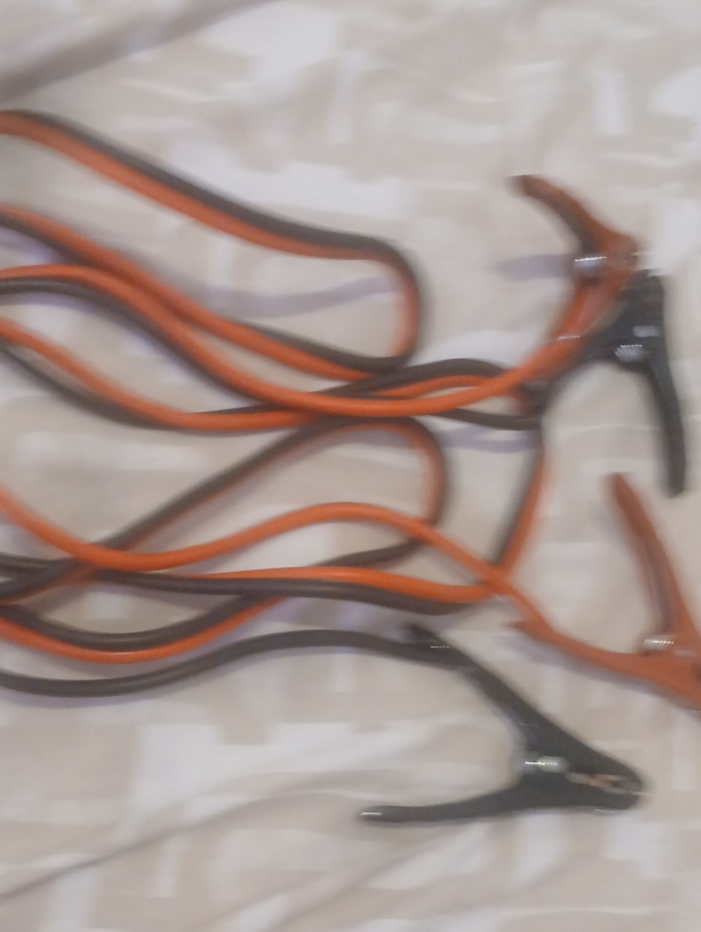 Heavy-Duty Red and Black Jumper Cables